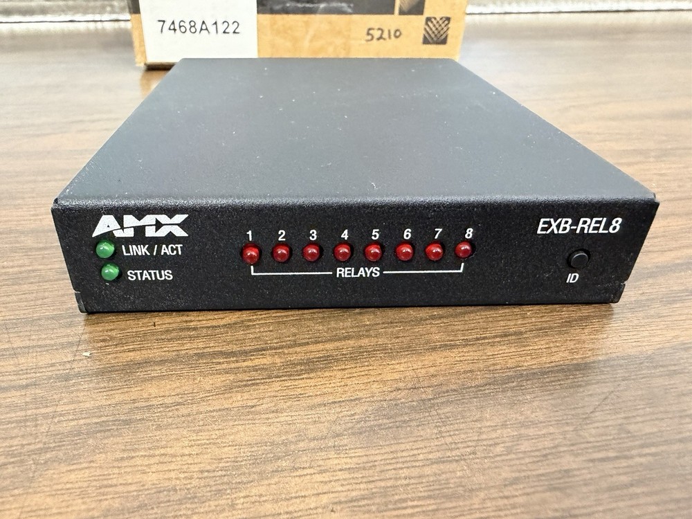 AMX EXB-REL8 ICSLan 8 Channel Relay Interface FG2100-20