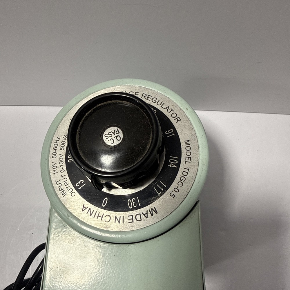 Philmore model TDGC 0.5km variac Variable Voltage Regulator Transformer 500va