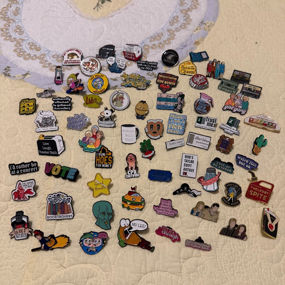 Pop Culture Enamel Pins