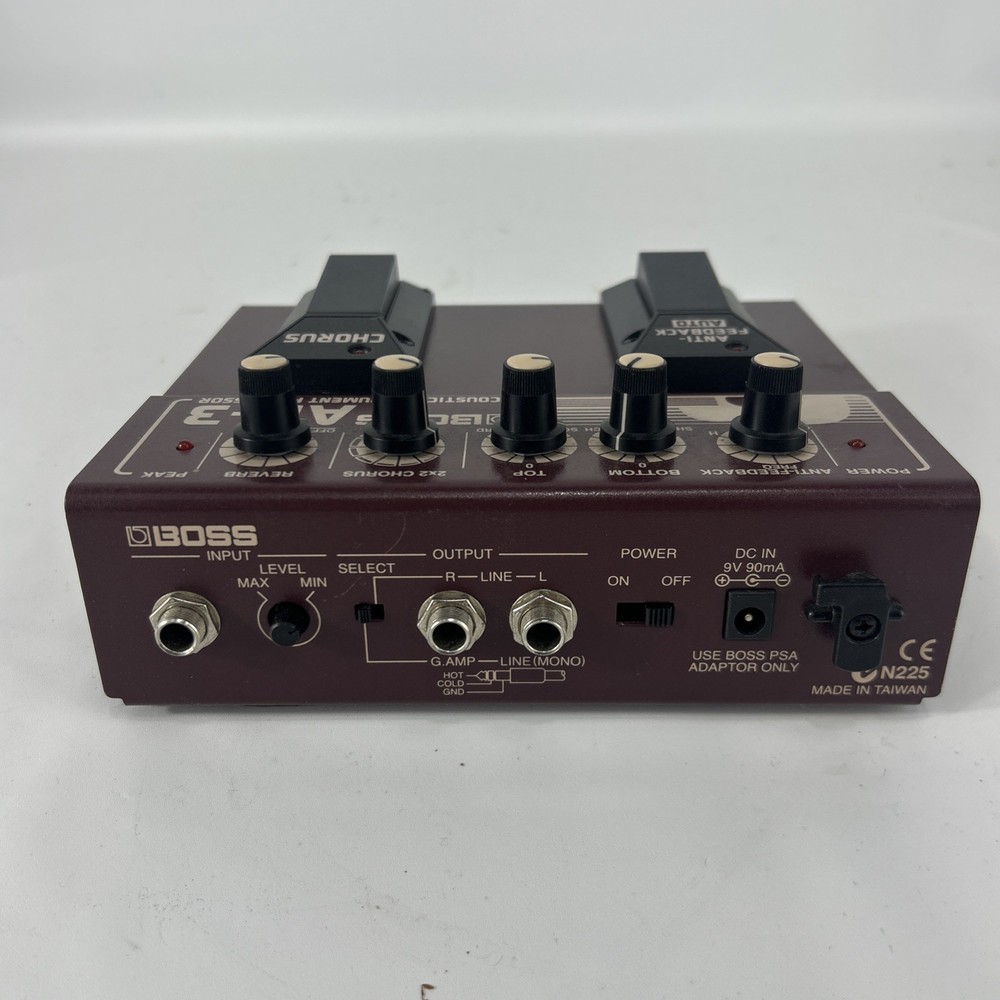 BOSS AD-3 Acoustic Instrument Processor Great Condition Guitar