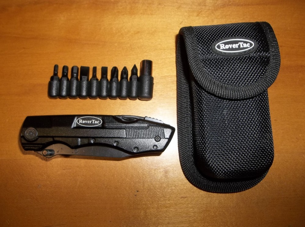 Rovertac Multi Tool With Bits And Belt Pouch