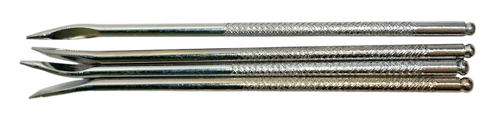 Vtg Taiwan Metal Nut Cracker Nutcracker Kitchen Tool Set w/ 4 Picks