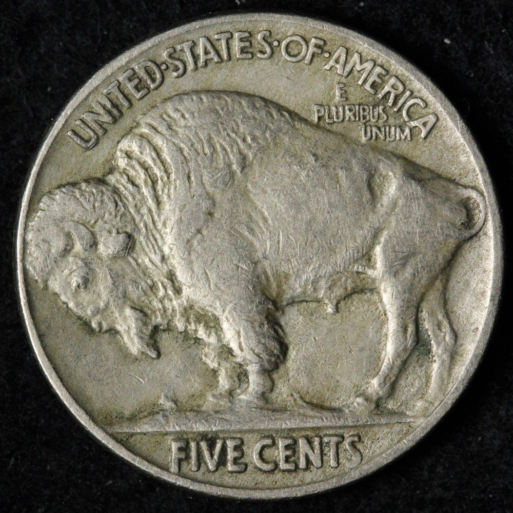 1913 TYPE 2 Buffalo Nickel AU E159 WQCC
