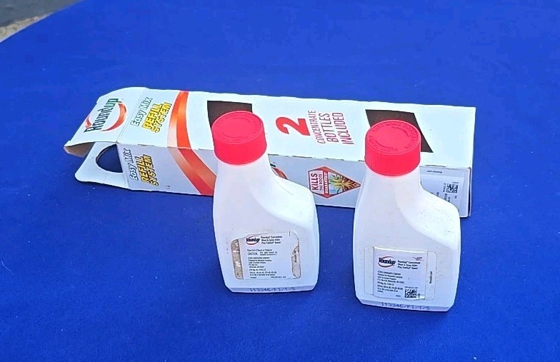 NOS Roundup Weed & Grass Killer Concentrate Easy Mix Refill System 2-7 FL oz