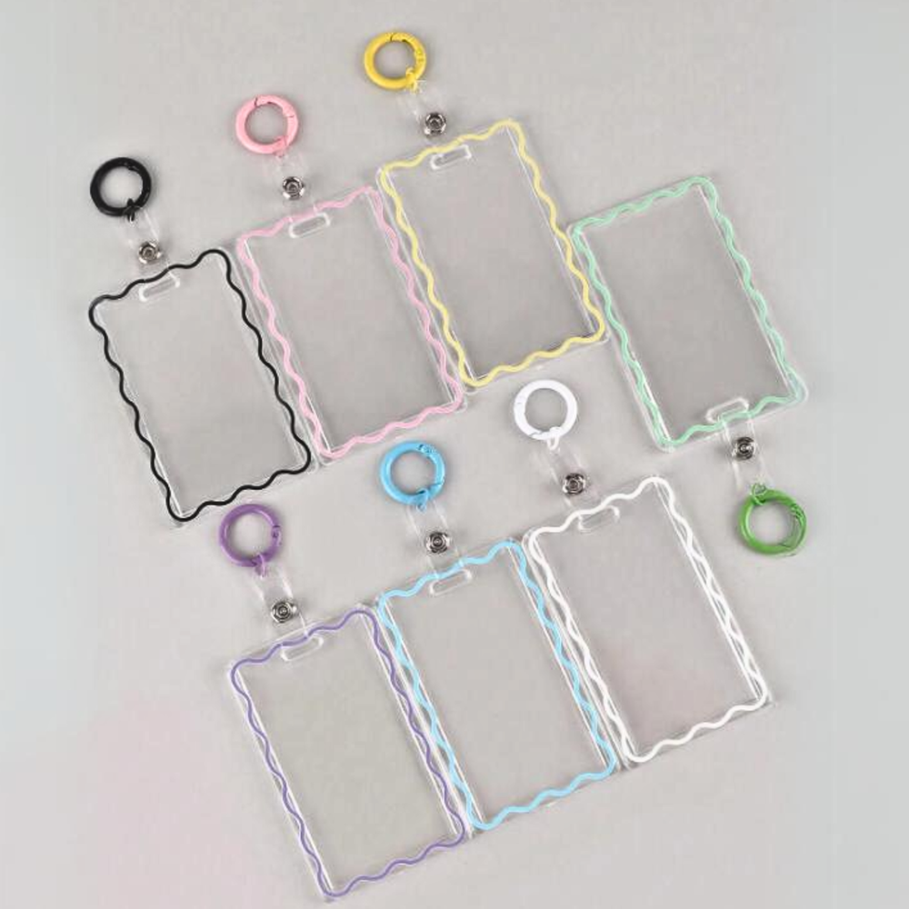 Badge Holders Premium Id Card Document Holder Durable & Retractable Multiple Use