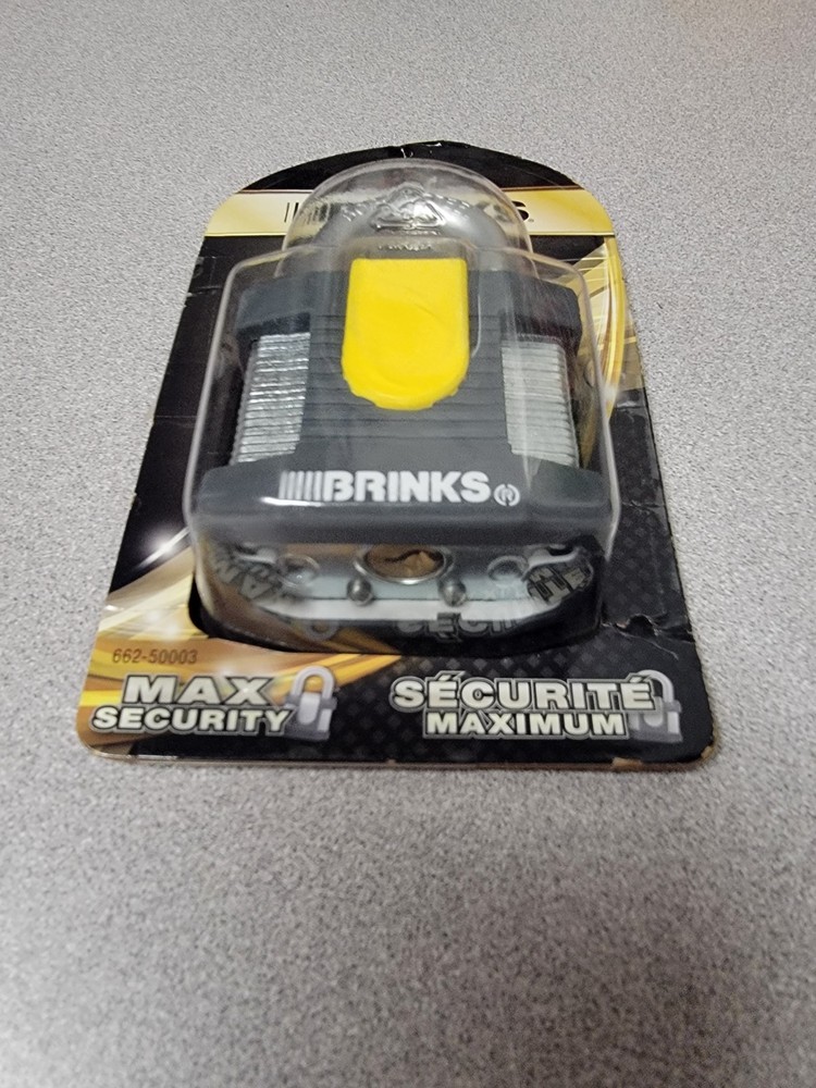 Brinks Max Security Lock 2" Laminated Steel w/ Keys 662-50003