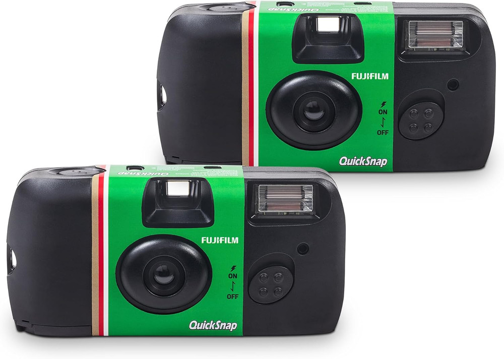 Quicksnap Flash 400 One-Time-Use Camera - 2 Pack