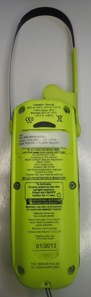 ACR Electronics MicroFix PLB-300 GPS Personal Locator