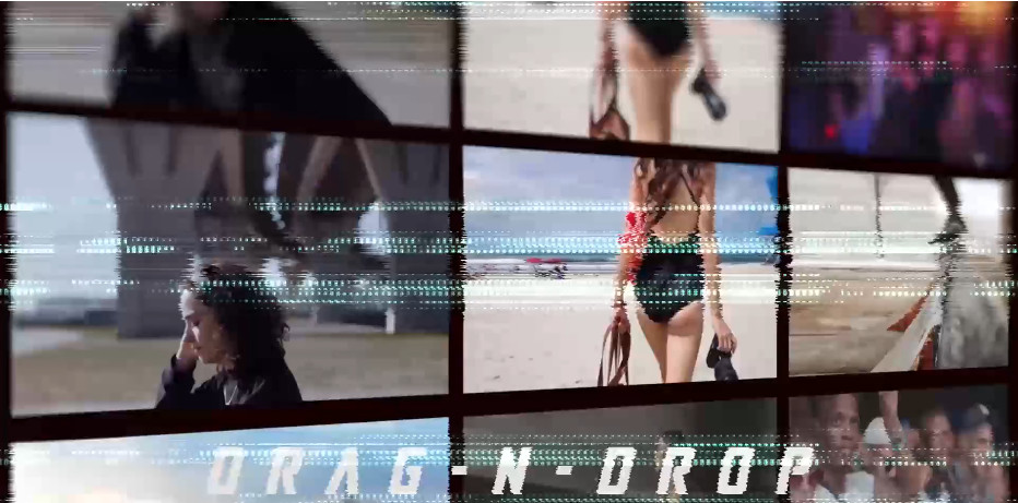 Glitch Pack 50 + Drag and Drop Premiere Pro Effects Transitions