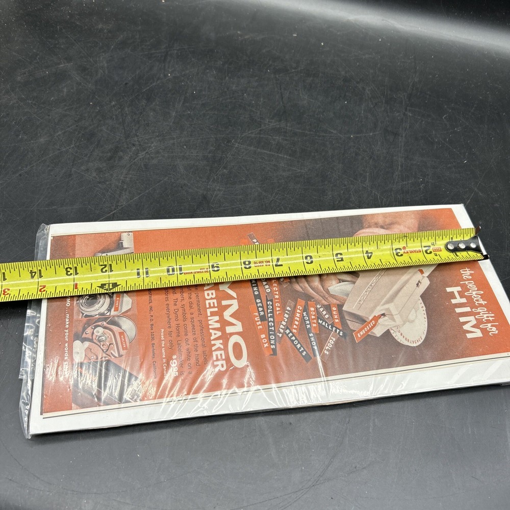 Vintage DYMO Labelmaker Paper Advertisement