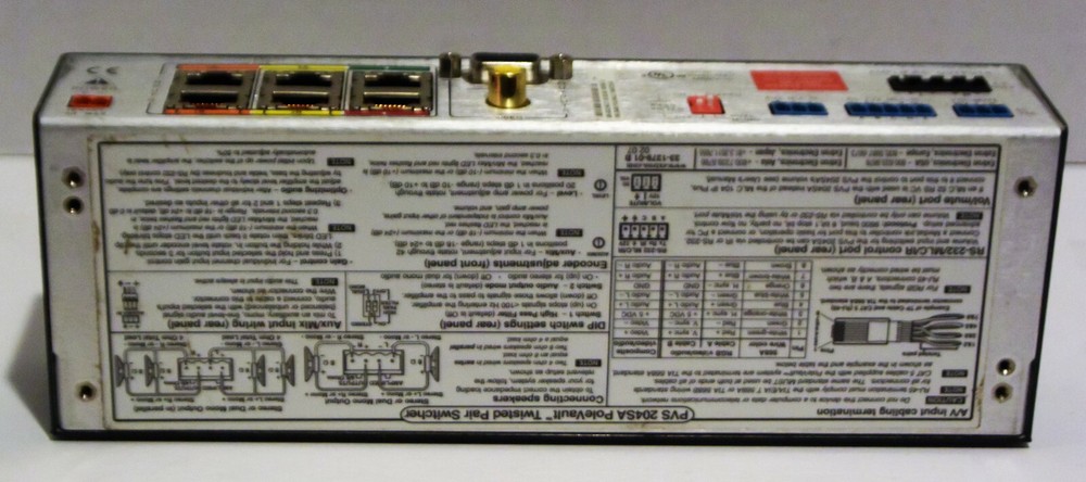 Extron PVS-204SA PoleVault Twisted Pair Switch - Tested & Working