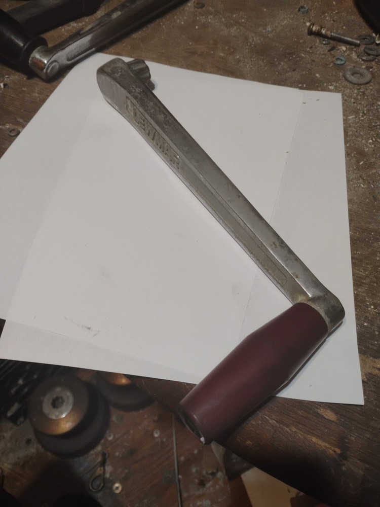 lewmar winch handle Chrome Over Bronze 10" Non-locking