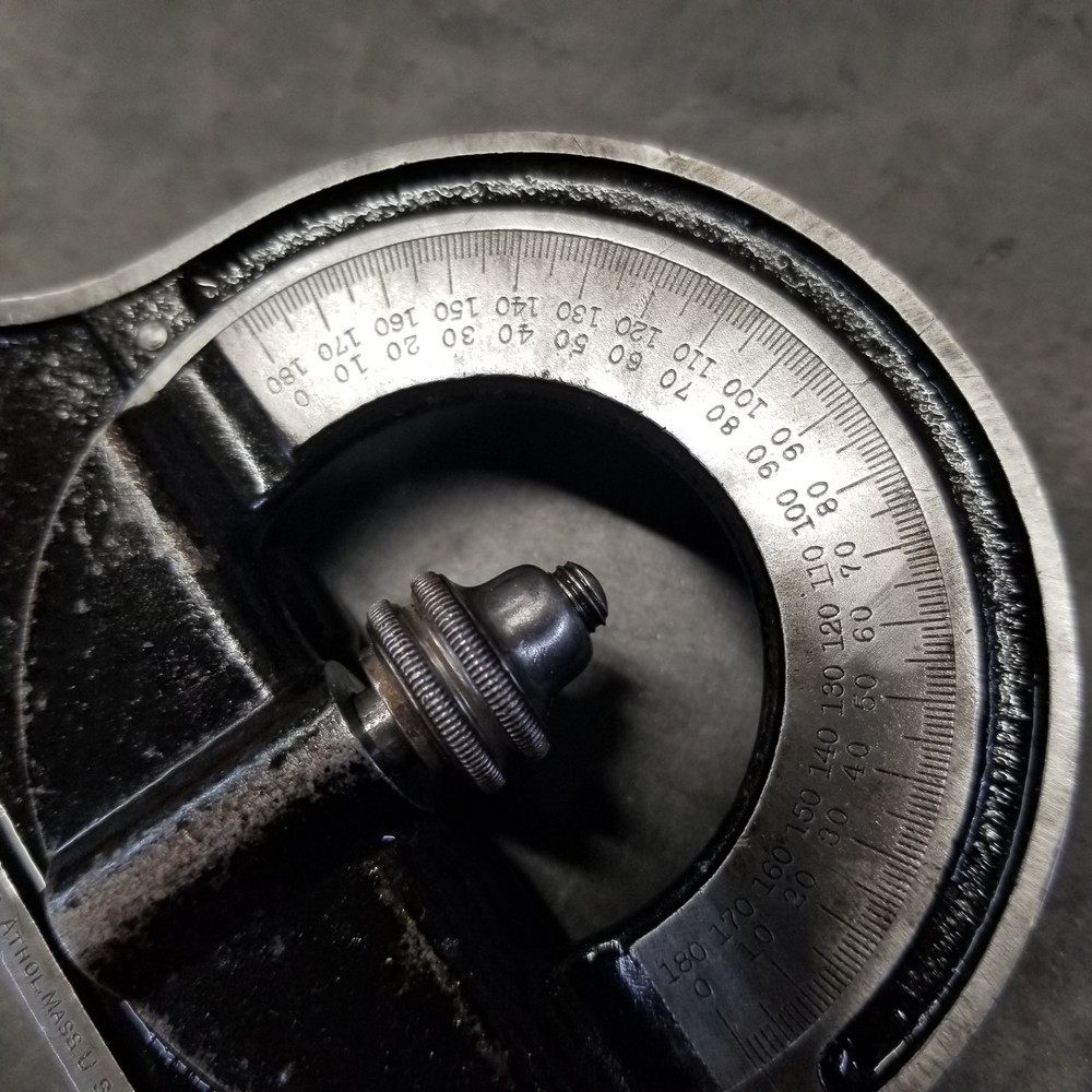 VINTAGE STARRETT NO. 492 PROTRACTOR