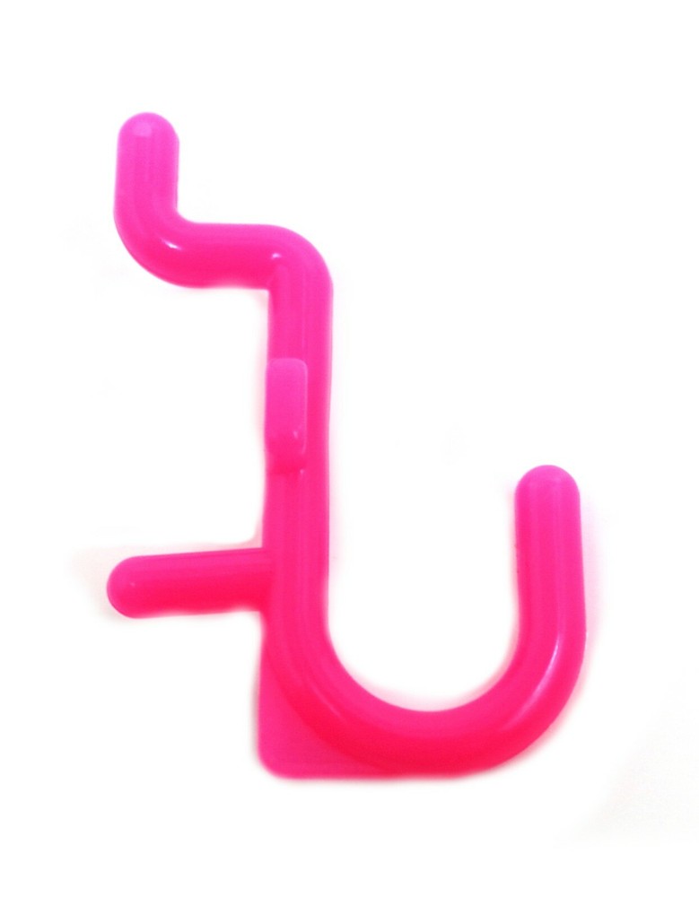 Plastic Pink J Hook Peg Board Hook Kit Tool Storage Craft Hooks Pick A Pack