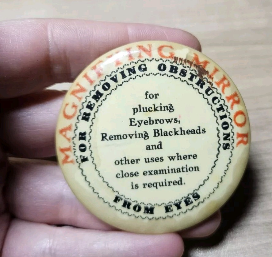 Vintage Celluloid Pocket Mirror