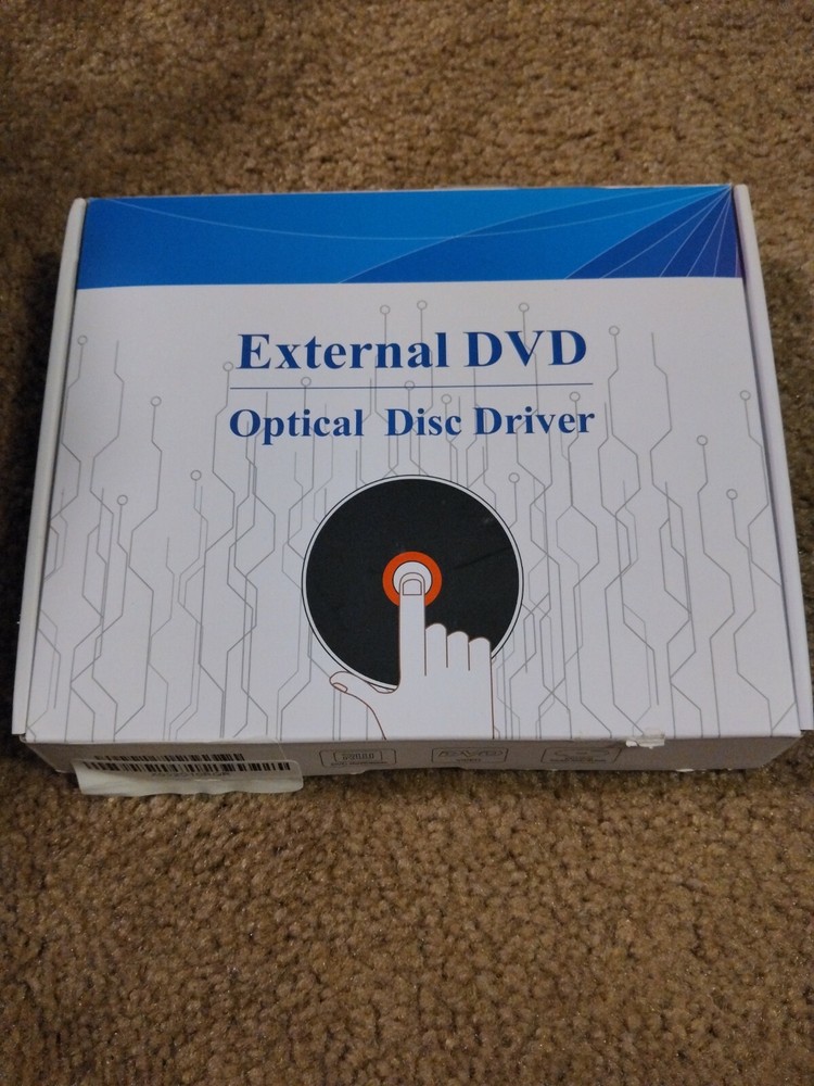 External DVD Optical Disc Driver | CD+DVD Read and Burn | DVD Rewritable