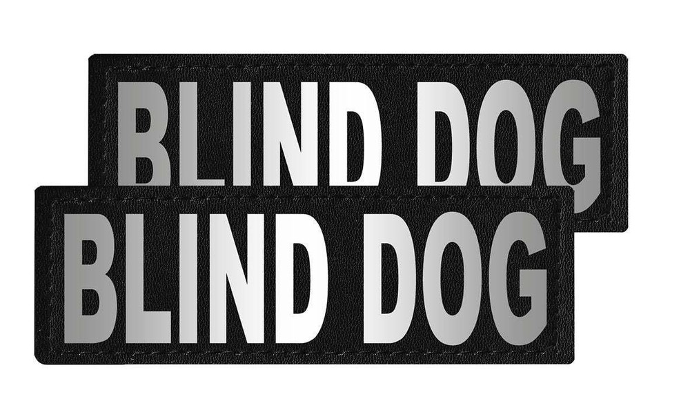 Removable Patches (2 Per Pack) - 2 x 6" BLIND DOG