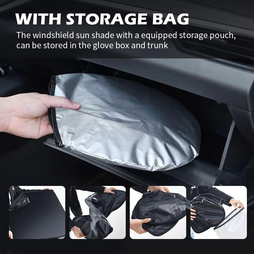 Car Sunshade Front Window Sun Shade Windshield Cover Visor UV Umbrella Foldable