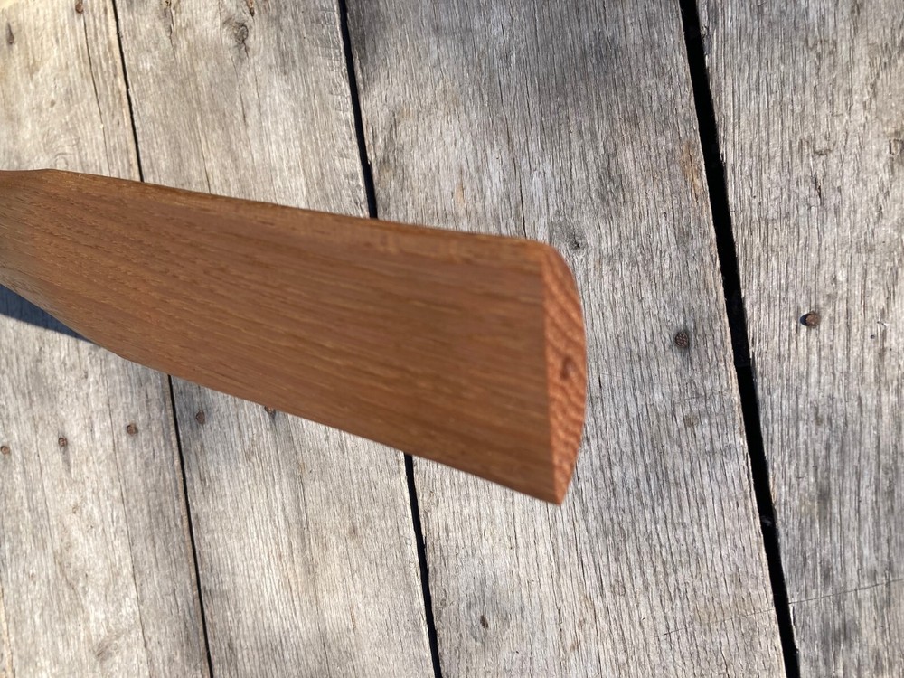 36" Amish Made Old Time Offset Broad Axe Handle USA Hickory