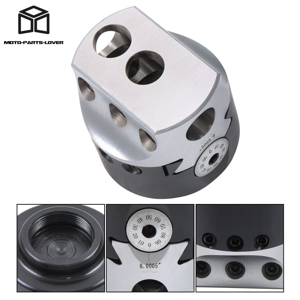 1-1/2-18 Thread Boring Head 3 Inch Diameter 0.001" Fine Adjustment Precision