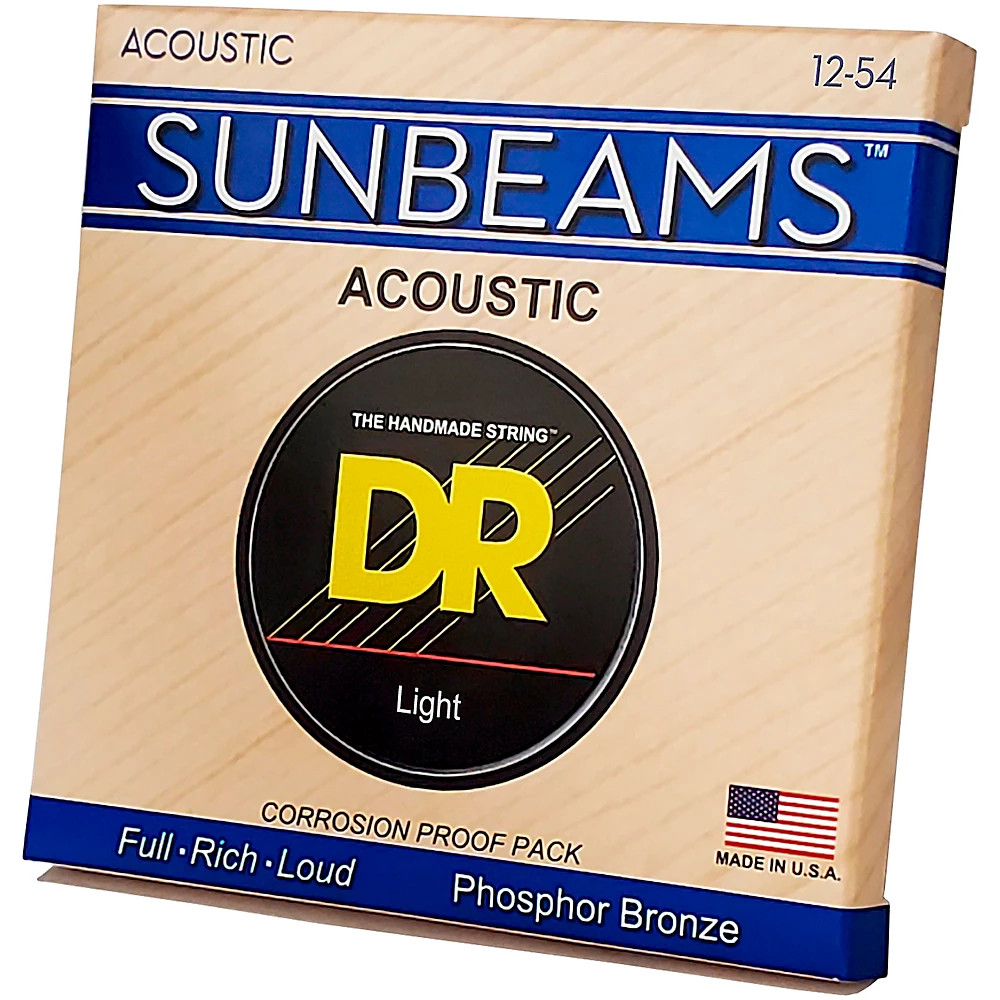 DR Strings Sunbeam Phosphor Bronze Medium Acoustic Guitar Strings
