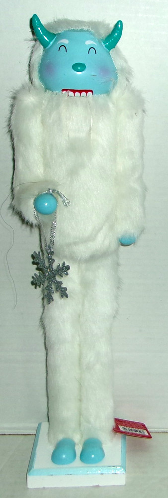 CHRISTMAS NUTCRACKER ~ 16" ~ BLUE YETI