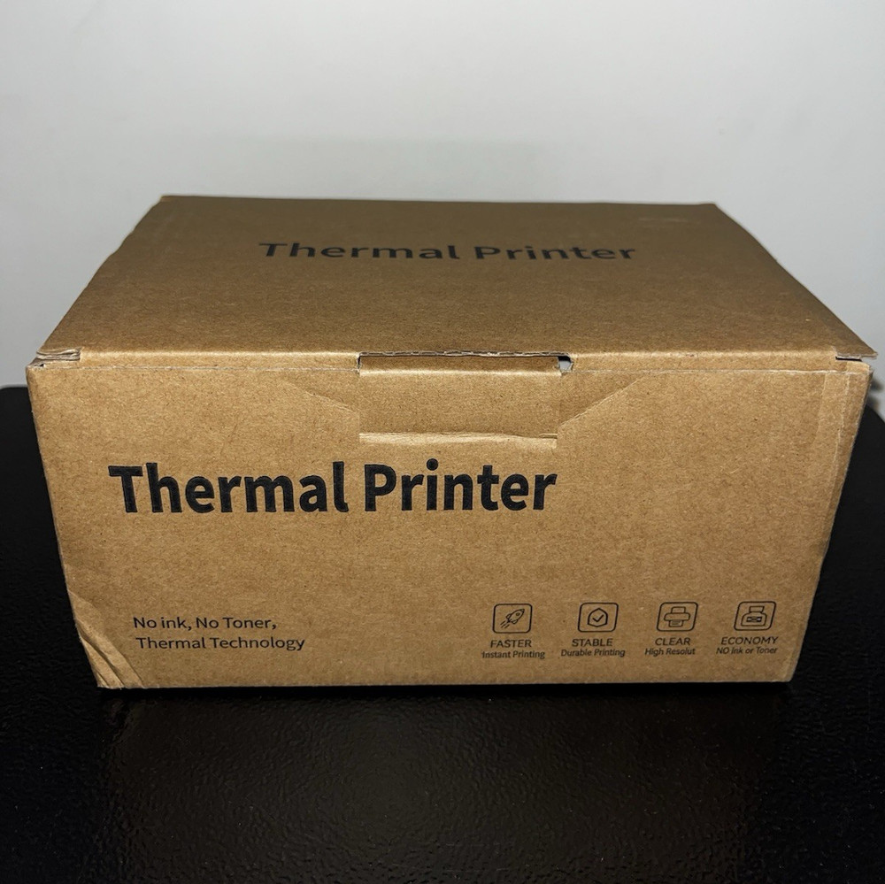 KNAON Direct Thermal Printer USB Bluetooth 35-110mm Print Width