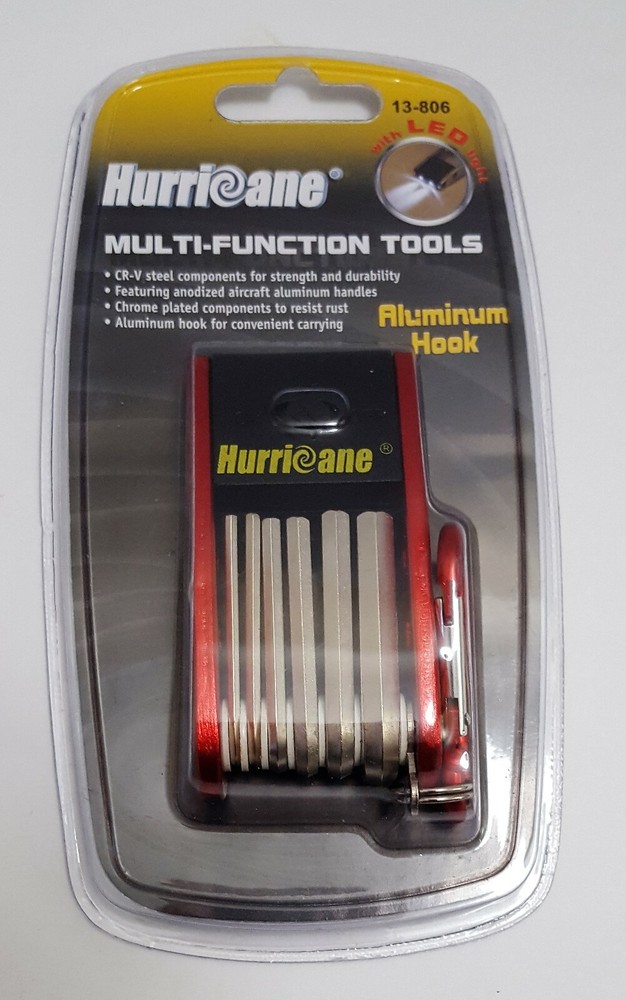 Hurricane 10-in-1 Multi-Function Tools w/ Aluminum Hook