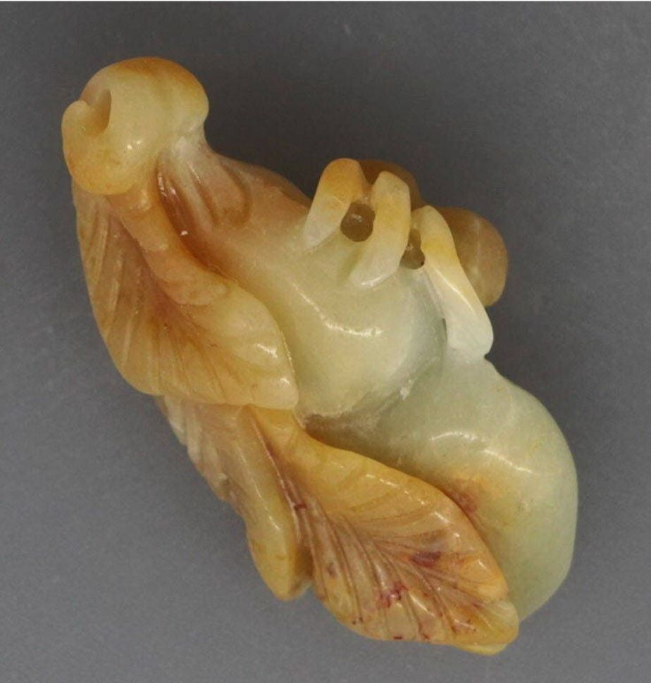 SPIDER on Plant NATURAL AGATE PENDANT