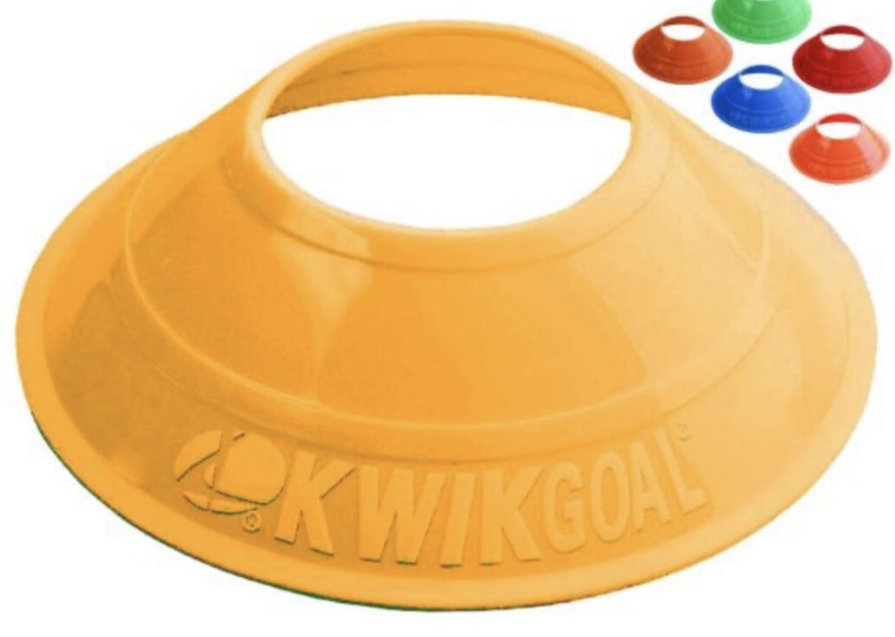 Kwik Goal Mini 25 Disc Cones Yellow