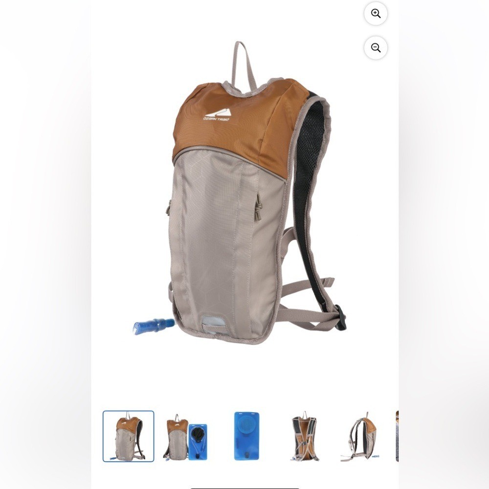 Ozark Trail Brown and Gray Backpack