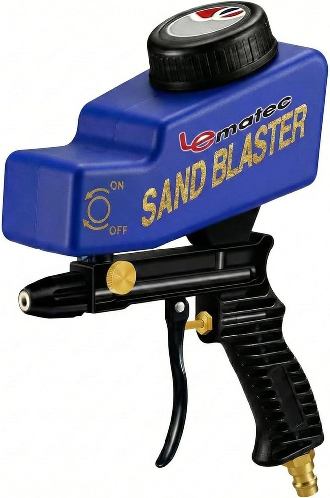 Lightweight Sand Blaster Gun with Easy-Pull Trigger - Perfect for Detailed Work