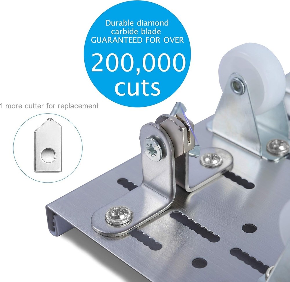 Versatile Glass Bottle Cutter with Rubber Base for Stable Cutting Projects