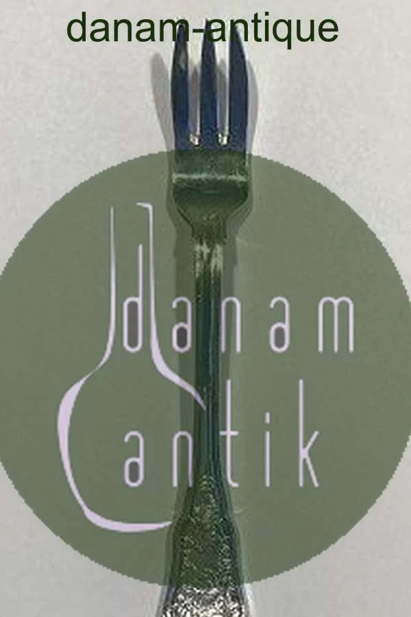 Georg Jensen Rosenborg Silver Plated Cake Fork