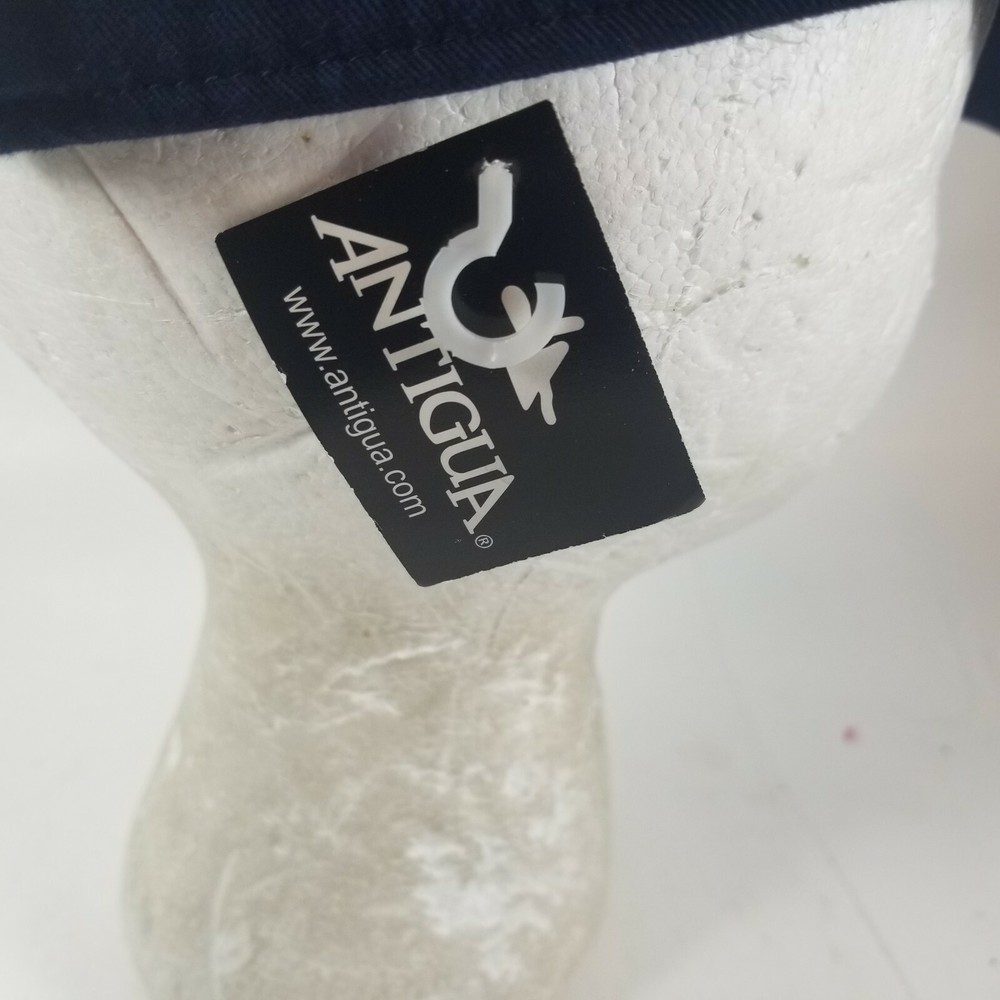 Anitigua Visor Dark Blue Golf Hat Cap Adjustable Strap Strapback Cotton