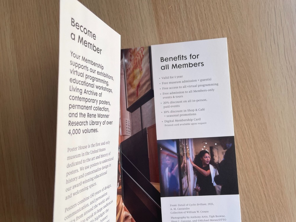 Posters Membership Brochure