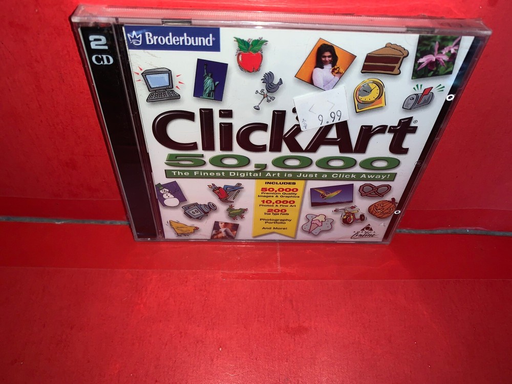 Broderbund ClickArt 50,000 - 2 Discs
