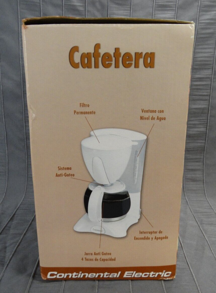 Continental Electric Coffee Maker 4 Cup