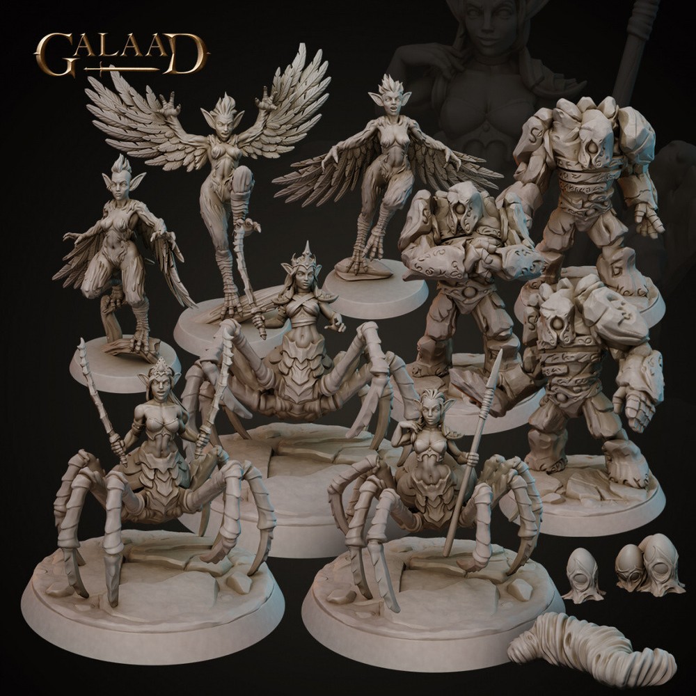 Monsterous Creature set | Galaad Miniatures