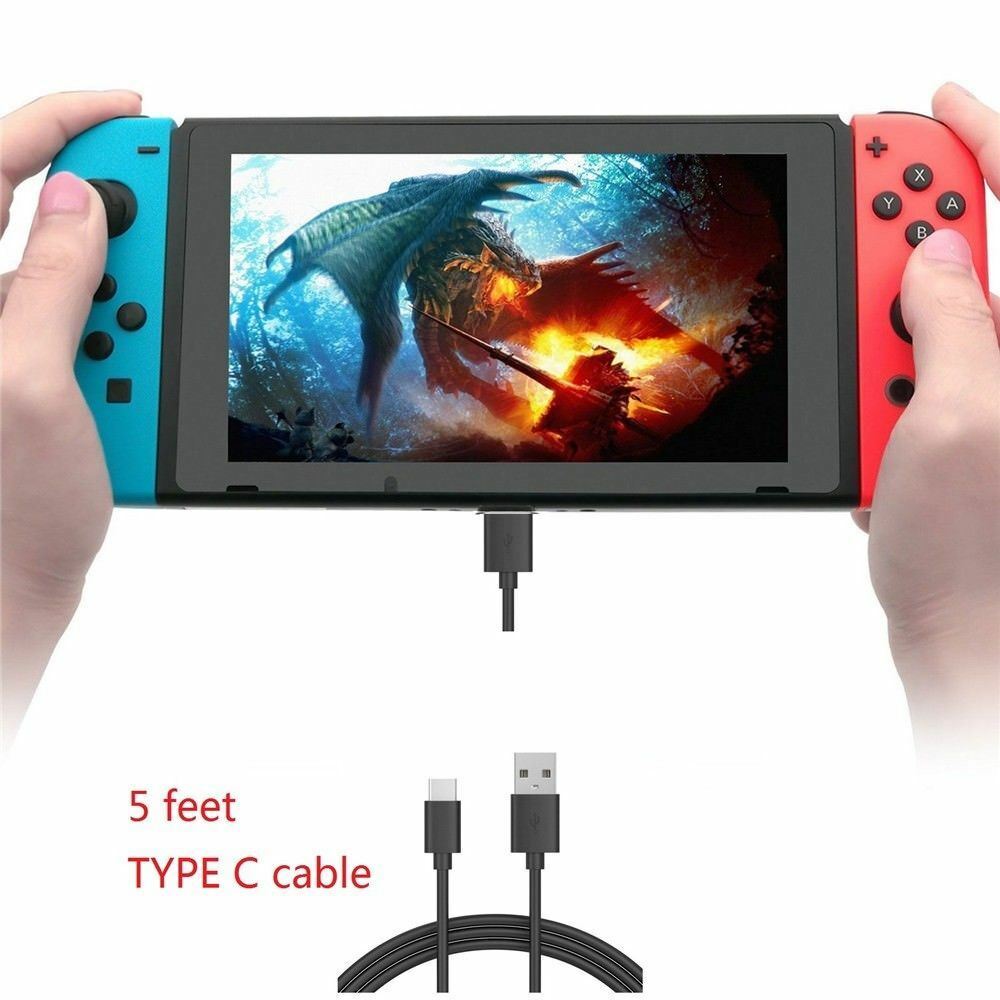 Accessories Case Bag+Shell Cover+Charging Cable+Protector for Nintendo Switch