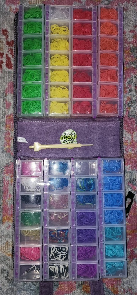 Rainbow Loom Rubber Band Refill And Storage Container