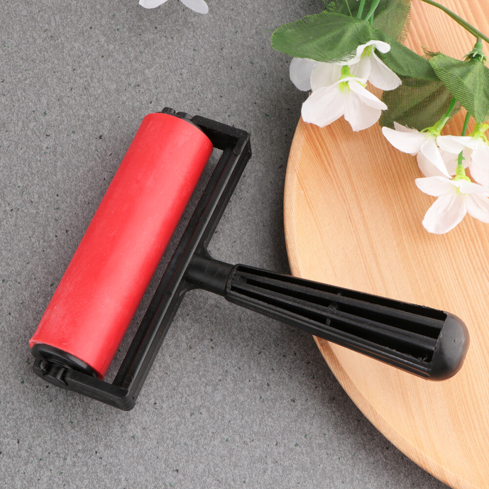 Rubber Glue Roller for Construction Tools Printmaking Brayer Rubber Brayer