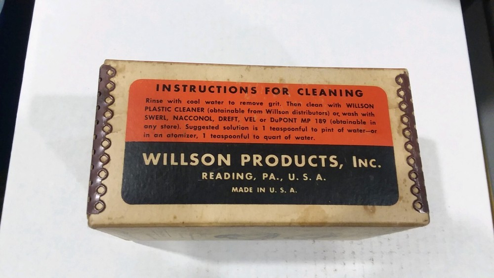 Willson Mono Goggle Empty Box Vintage Box Only Reading, PA