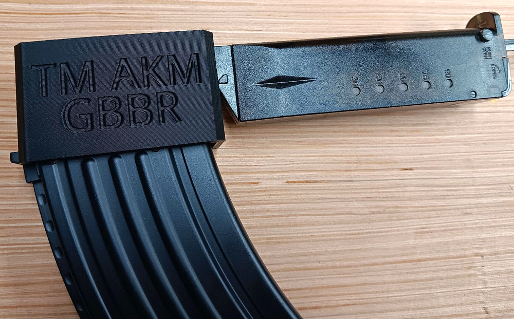 Airsoft TM AKM GBBR Speedloader Adapter (Black)