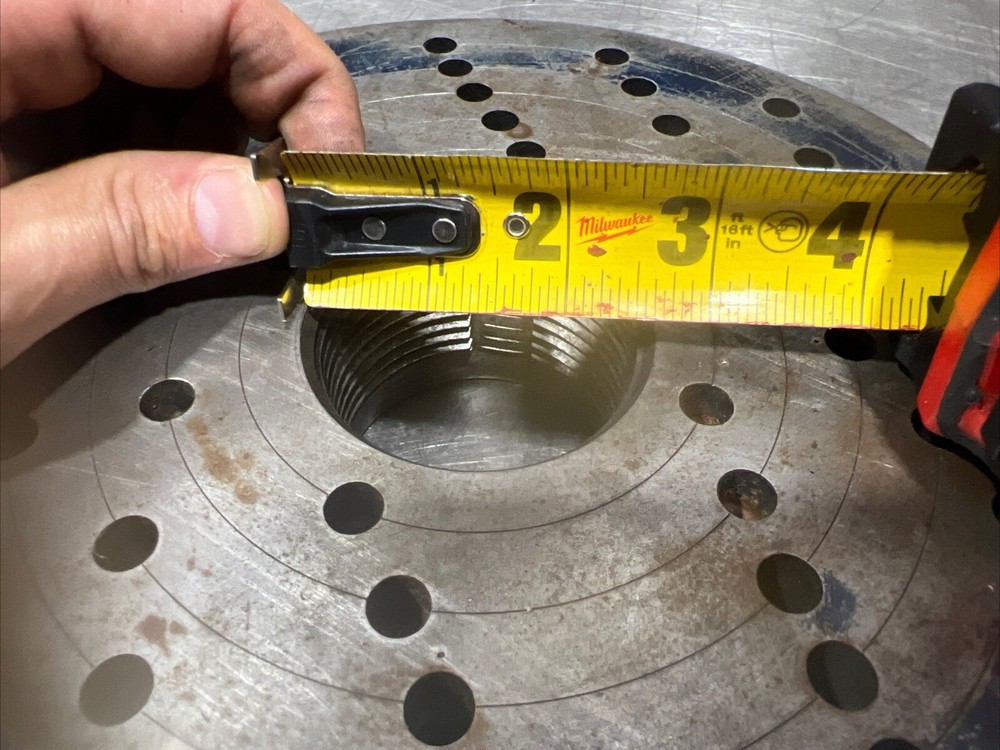 Vintage 9.75” Spindle Mount Lathe Faceplate