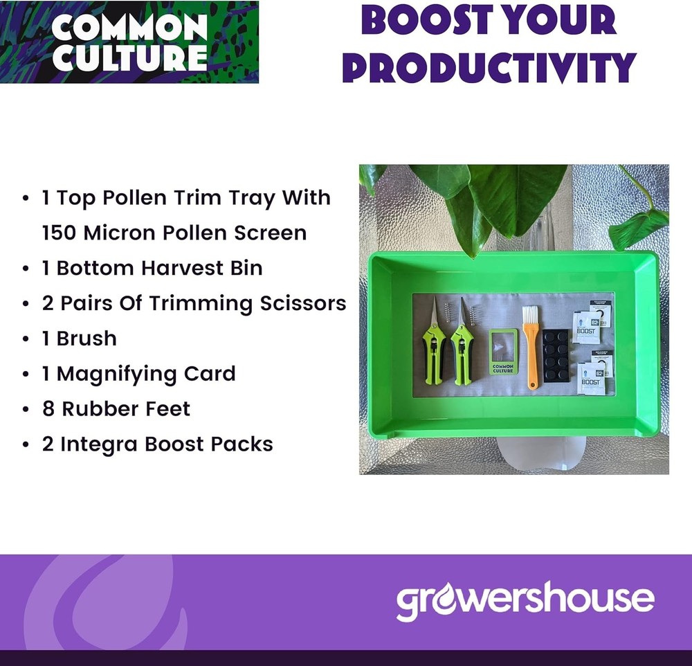 Trimming Kit with 150 Micron Screen & Bin