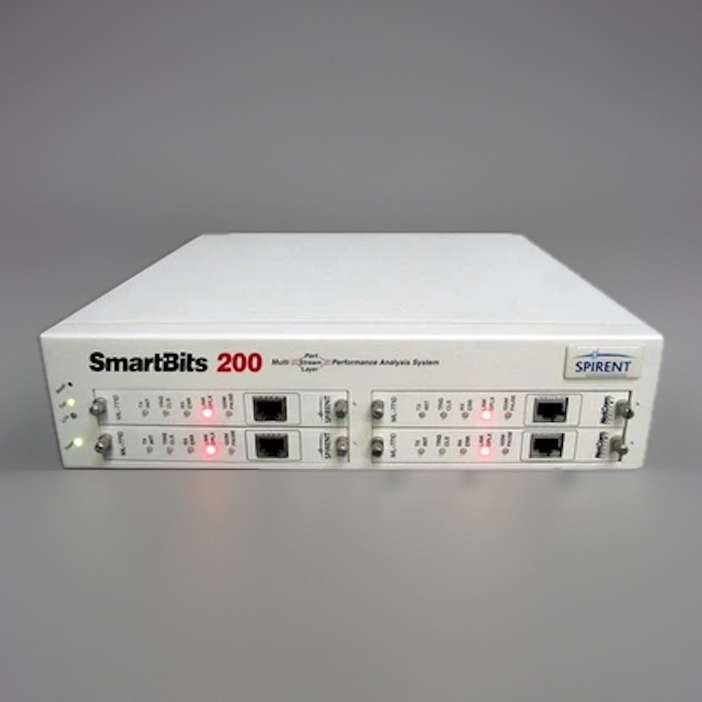 NetCom Systems SmartBits 200 SMB-0200 with 4x ML-7710 Modules