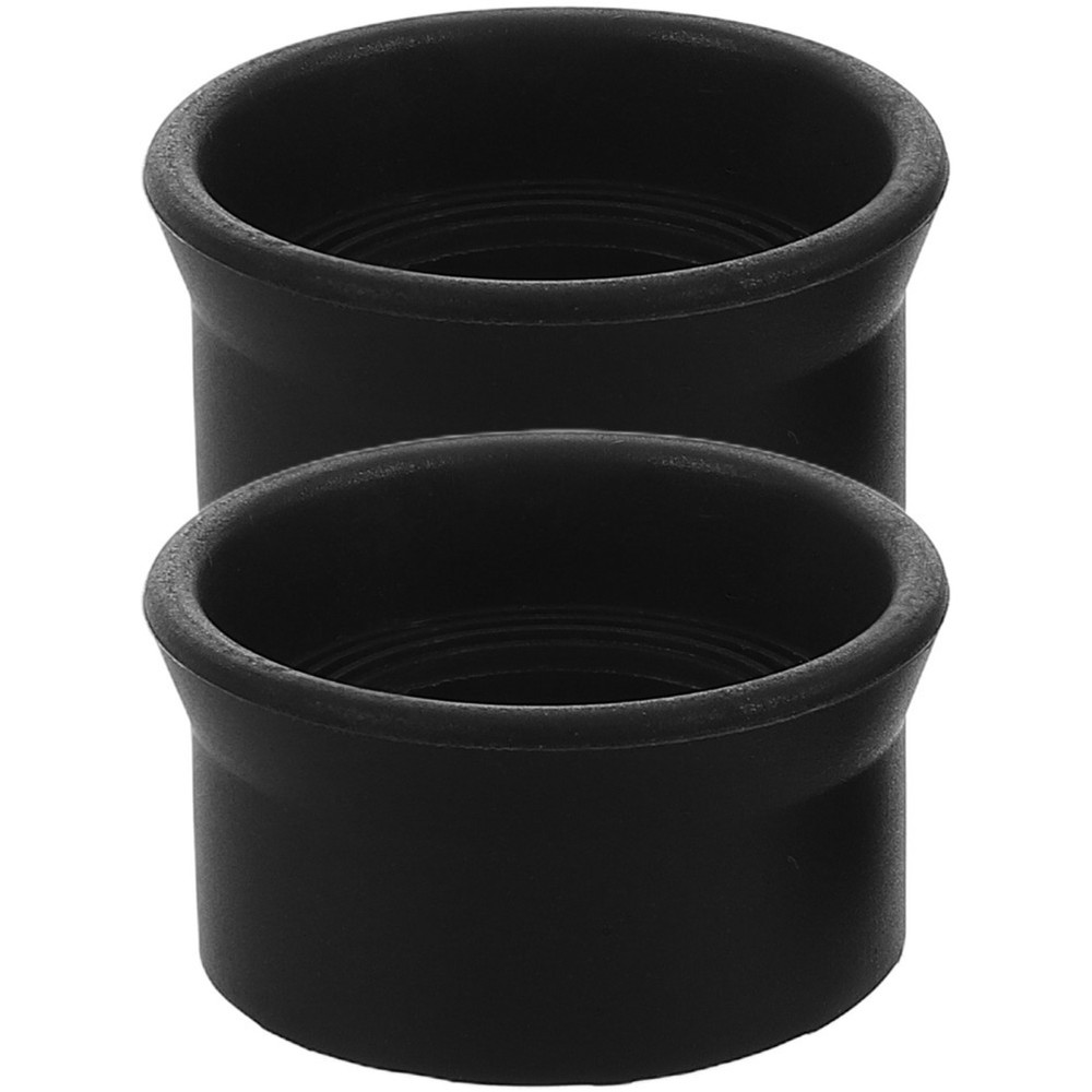 2 Pcs Microscope Eyepiece Cover Binocular Cups Binoculars Rubber