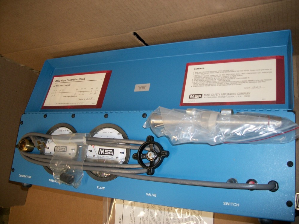 NEW MSA PORTABLE REGULATOR TESTER ll