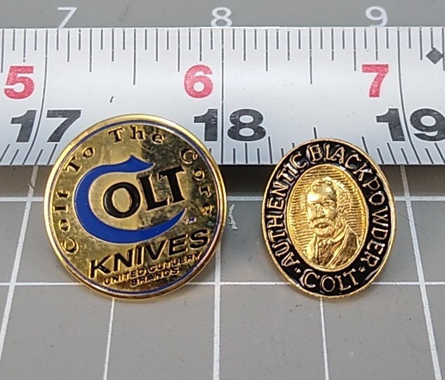 2 - Colt Lapel Pins